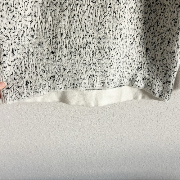 Athleta Cashmere Wool Blend Gradient Turtleneck Alpine Sweater Black White S - Picture 8 of 11